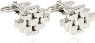 Polished Logo Engraved Cufflinks