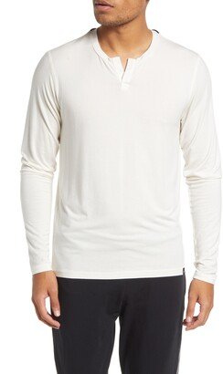 BEDFELLOW Long Sleeve Pajama Henley-AA