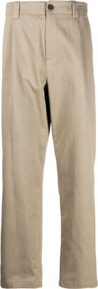 STUDIO TOMBOY Pleated Straight-Leg Chino Trousers-AA