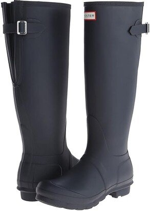 Back Adjustable (Navy) Women's Rain Boots