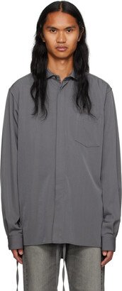 SOSHIOTSUKI Gray Spread Collar Shirt