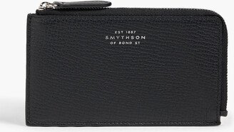 Pebbled-leather pouch