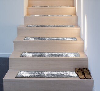 Distressed Contemporary Bohemian Non-Slip Stair Treads