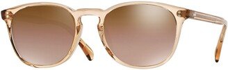 Finley Round Mirrored Acetate Sunglasses