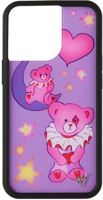 Wildflower Cases Purple Harlequin Bear Hug iPhone 13 Pro Case