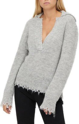 V-Neck Knitted Jumper-CA