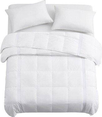 Ultra Lightweight Cooling Blanket White Down Comforter, Full/Queen