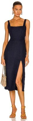 Rome Dress in Navy