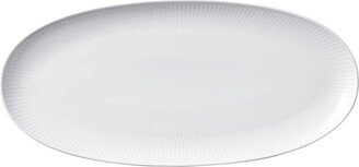 Fluted Long Oval Dish