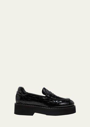 Marta Croco Casual Penny Loafers