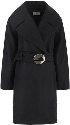 Belted Long Coat-AE