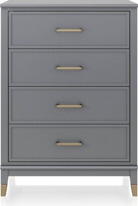 Westerleigh 4 Drawer Dresser Gray