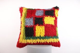 Vintage Kilim Pillow, Turkish Bohemian Handmade Decorative Throw Pillow