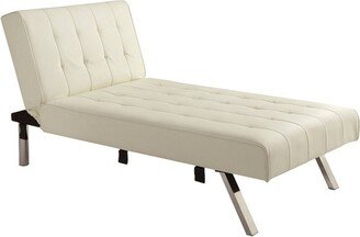 Eve Faux Leather Chaise - - Room & Joy