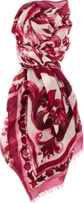 Majolica-Printed Scarf