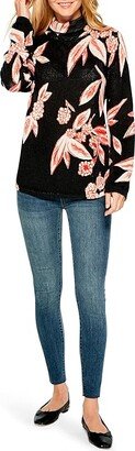 Blooming Tundra Sweater (Black Multi) Women's Clothing