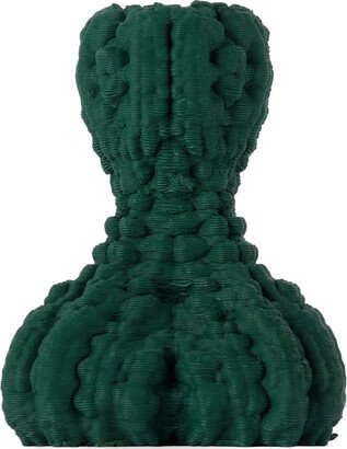 Polymorf SSENSE Exclusive Green Bark Candle Holder