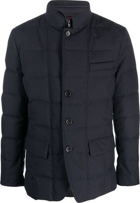 High-Neck Quilted Padded Jacket-AB