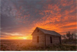 Darren White Photography Sunset on the Prairie Canvas Art - 27 x 33.5