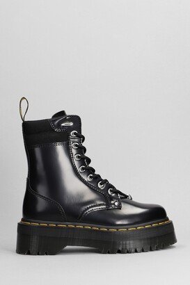 Jadon Hdw Ii Combat Boots In Black Leather