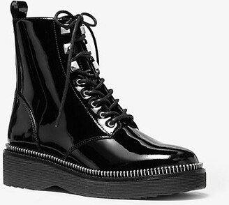 Haskell Patent Leather Combat Boot