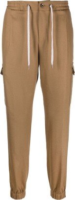 PT Torino Tapered Virgin Wool Drawstring Trousers