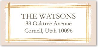 Address Labels: Glistening Gathering Address Label, Yellow, Address Label, Matte