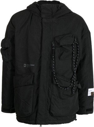 Musium Div. Multi-Pocket Hooded Padded Jacket