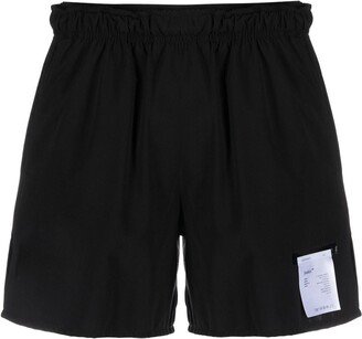 Justice logo-patch running shorts
