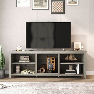 SUNMORYINC TV Stand Storage Media Console Entertainment Center,