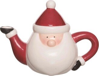 Dolomite 9 in. Multicolor Christmas Santa Teapot