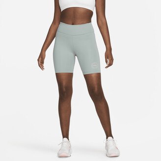 Women's One Heritage Mid-Rise 7 Biker Shorts in Grey