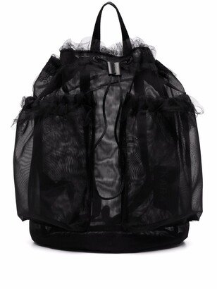 Tulle Drawstring Backpack