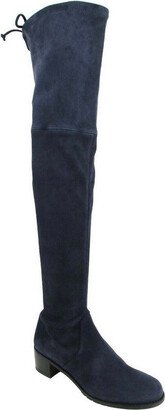 Women's Midland Nice Blue Suede Knee High Boot