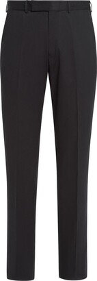 Slim-Cut Leg Trousers-AB