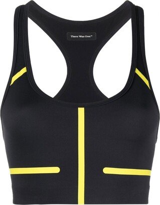 There Was One Racerback Sports Bra-AA