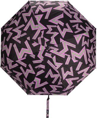 All-Over Logo-Print Umbrella