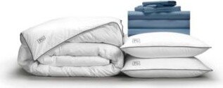 Pillow Guy Luxe Soft Smooth White Down Perfect 12 Piece Bedding Bundle