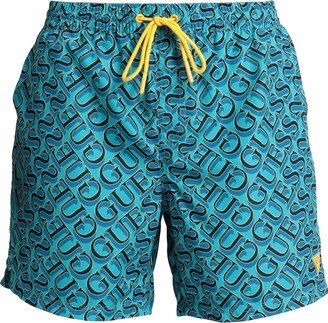 Swim Trunks Turquoise-AB