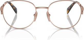 Prada Eyewear Pr A50v Rose Gold Glasses