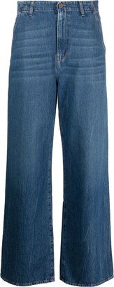 Mid-Rise Wide-Leg Jeans-AF