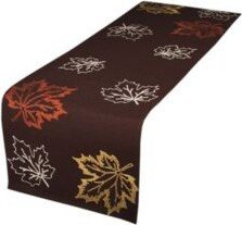 Rustic Autumn Embroidered Fall Table Runner Collection
