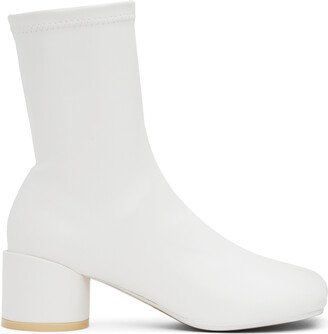 White Anatomic Boots