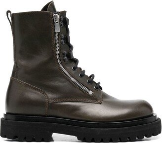 Ultimatt lace-up boots