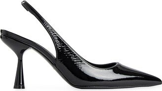 Scuba 90MM Patent Leather Slingback Pumps