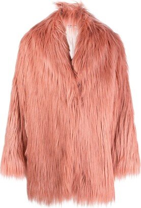 Oversized Faux-Fur Design Coat