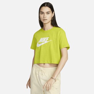 Women's Sportswear Essential Cropped Logo T-Shirt in Green