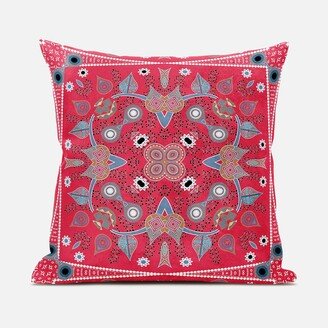 Amrita Sen Designs Amrita Sen Paisley Leaf Geo Duo Indoor Outdoor Pillow-AF