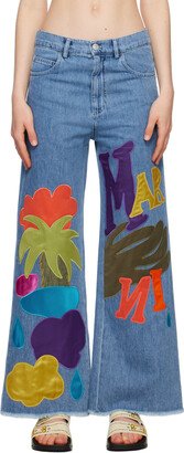 Blue No Vacancy Inn Edition Embroidered Jeans