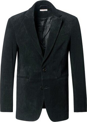 Fursac Suede leather blazer jacket